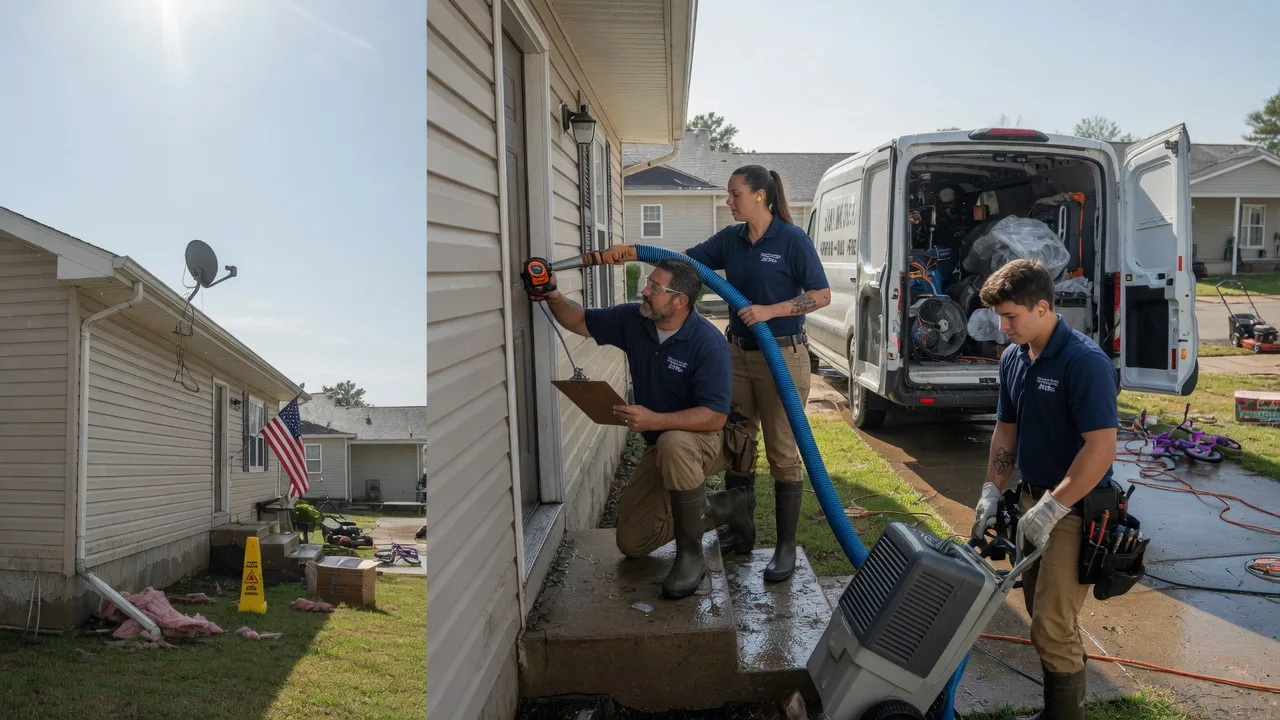 Ceiling Water Damage Restoration in Hurdsfield, ND near me